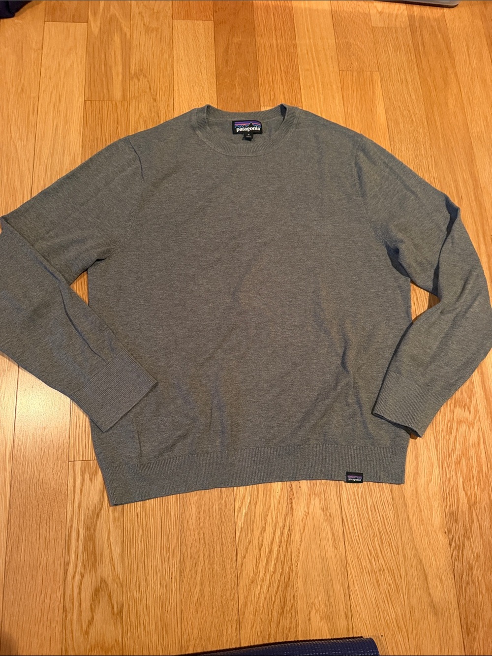 Patagonia Men's Crewneck Sweater in Heather Slate